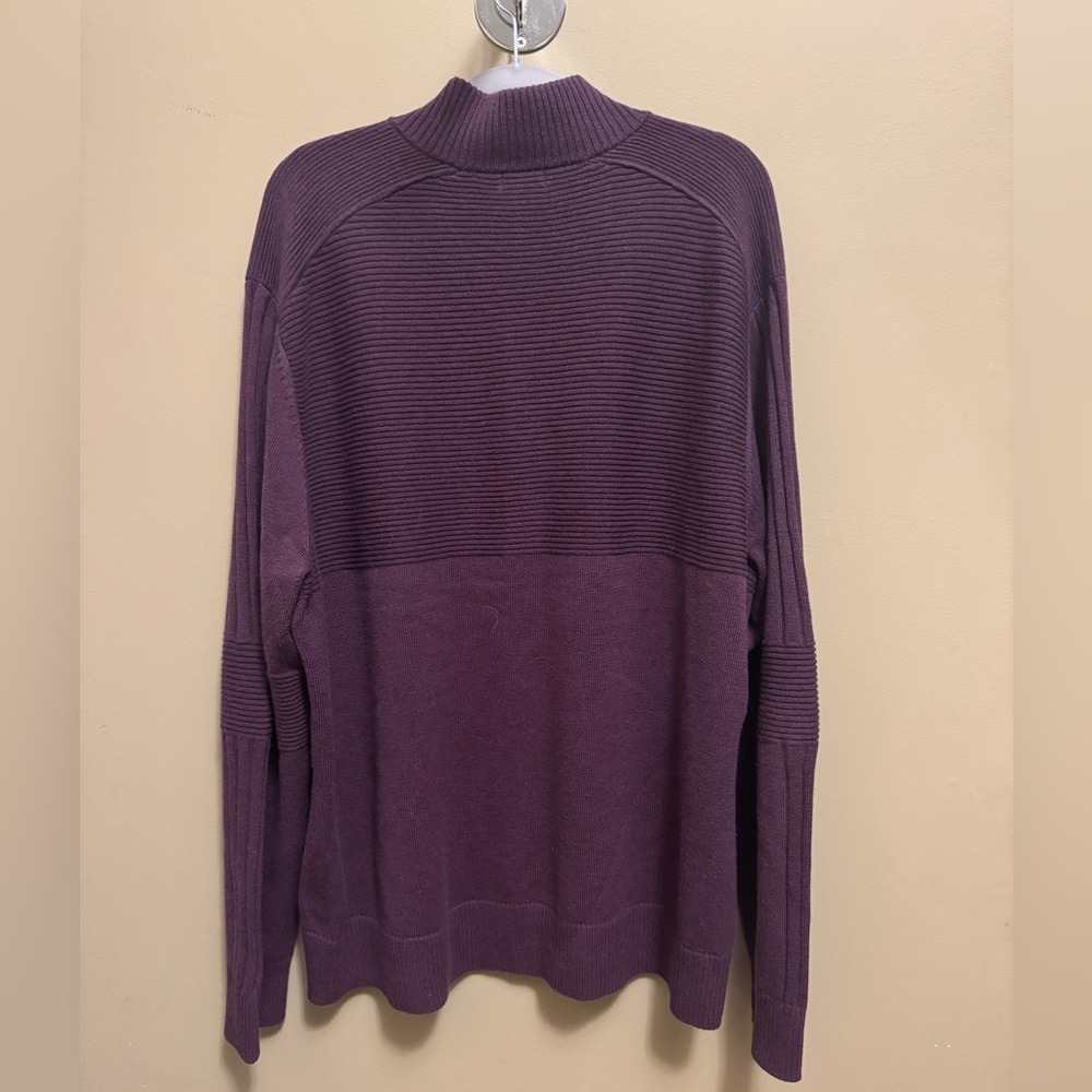 Smartwool Men's Plum 1/2 Zip Sweater - Picture 3 of 5